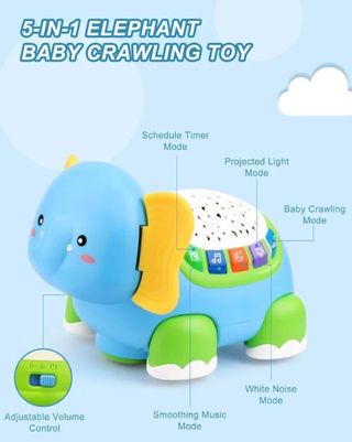 Elefante musical para gatear SIN ABRIR