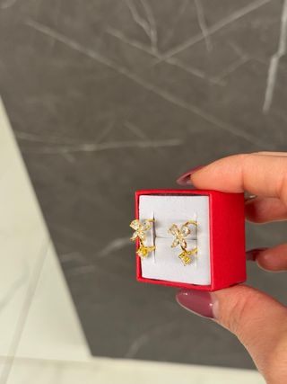 Orecchini farfalla Argento 925  oro