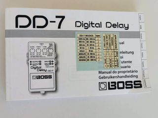 Boss DD-7 Digital Delay Pedal Guitarra