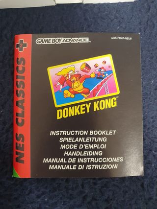 Donkey Kong Nes Classics - Game Boy Advance