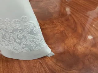 Figura Lladro Porcelana Pareja con Perro