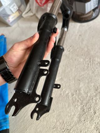 Horquilla de bicicleta negra