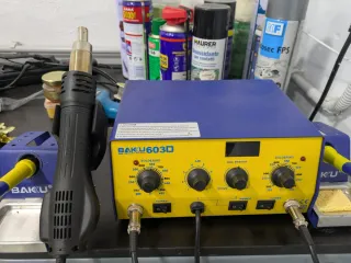Estación Soldadura Aire Bakku 603D