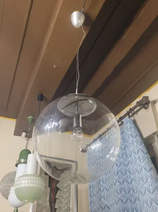 Lampada Sospensione Ball Vetro Trasparente