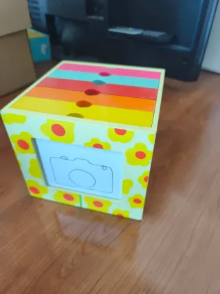 Porta CD marco decorado flores