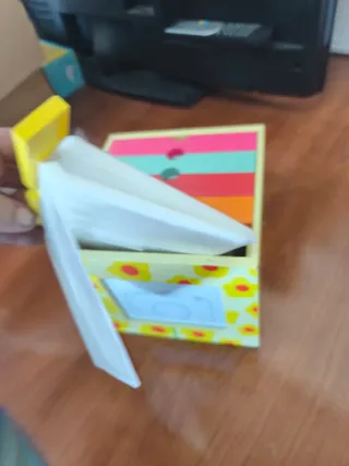 Porta CD marco decorado flores