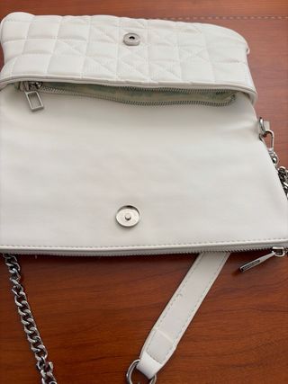 Bolso Don Algodón Blanco Acolchado