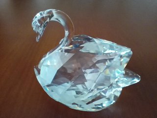Cisne de cristal Swarovski