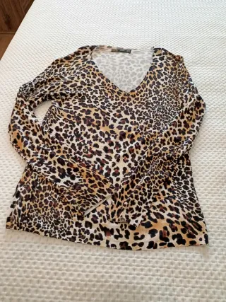 Camisola Zara Tamanho M Animal Print
