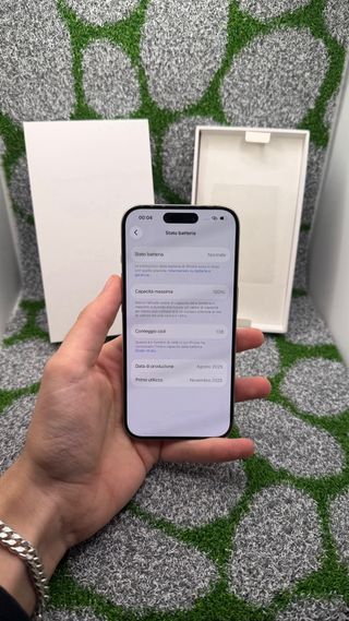 iPhone 15 Pro 128GB Grigio - Batt 100%