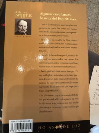 Libro El libro de los espiritus