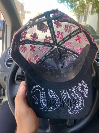Gorra ABZ Negra y Rosa