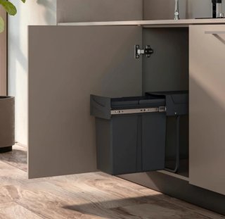 Cubo reciclaje EMUCA 20L extraíble módulo cocina