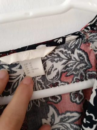 Mono H&M floral talla L