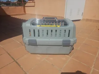 Transportín perro y gato gris 48x33x33