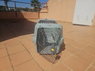 Transportín perro y gato gris 48x33x33