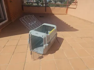 Transportín perro y gato gris 48x33x33