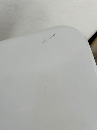 Mesa plegable metálica IKEA blanca