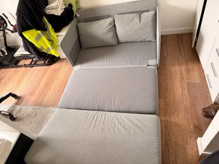 Sofá Cama Gris 2 Plazas