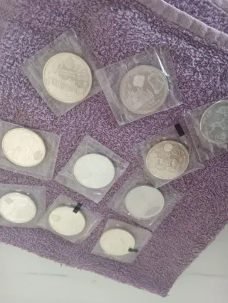 Lote 10 Monedas Plata Españolas