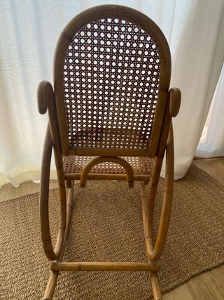 Mecedora mimbre infantil