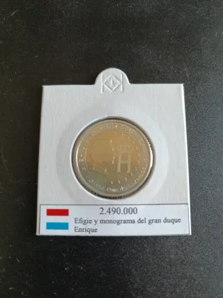 Lote 4 monedas 2 Euros 2004