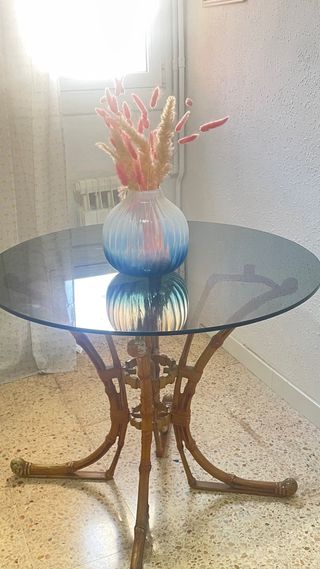Conjunto mesa y 4 sillas estilo francés