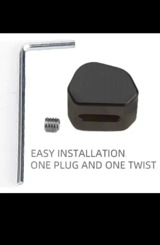 Botón intermitente moto/scooter negro. Para 900cc.