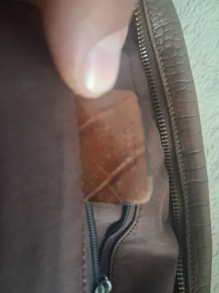 Bolsa Gucci Piel Vintage Cocodrilo Marrón