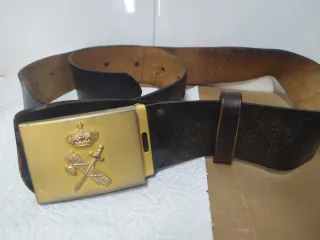 Cinturón Guardia Civil Antiguo Colección Pieza