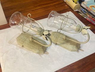 2 Apliques de Pared Vintage