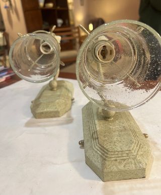 2 Apliques de Pared Vintage