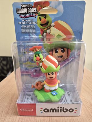 Amiibo Poplin & Prince Florian Super Mario Wonder