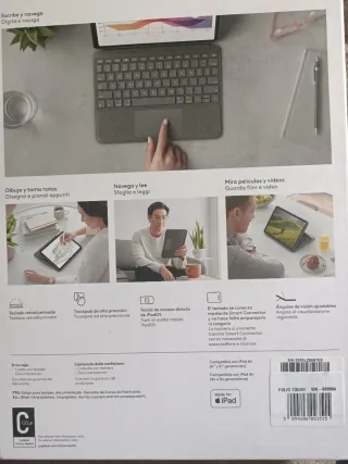 Funda Logitech Folio Touch iPad 11 M2