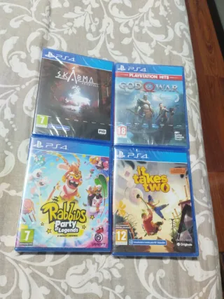 4 Juegos PS4 Precintados: God of War, It Takes Two