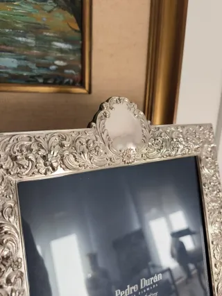 Marco plata Pedro Durán