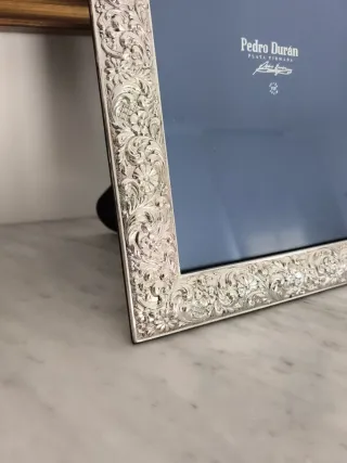 Marco plata Pedro Durán