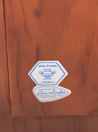 Marco plata Pedro Durán