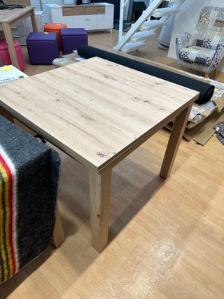 Mesa extensible madera clara