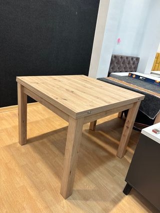 Mesa extensible madera clara