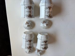 Juego de cerámica con tapa