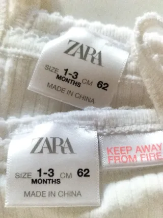 Lote 10 básicos bebé niña 1-3 meses