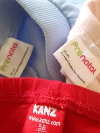 Lote 10 básicos bebé niña 1-3 meses