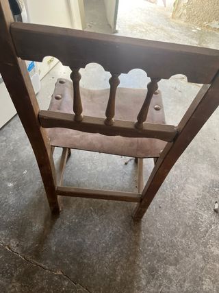 Sillas Castellanas Madera y Cuero