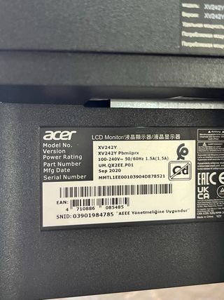 Monitor Acer Negro
