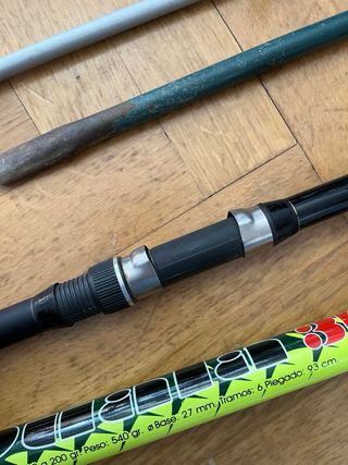 Canne da pesca surfcasting/carpfishing + supporto