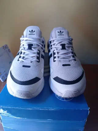 Zapatillas Adidas ZX 1K Boost Blancas Negras