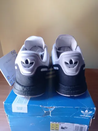 Zapatillas Adidas ZX 1K Boost Blancas Negras