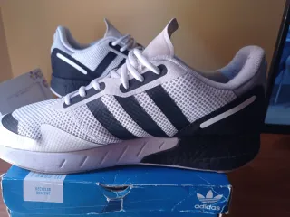 Zapatillas Adidas ZX 1K Boost Blancas Negras