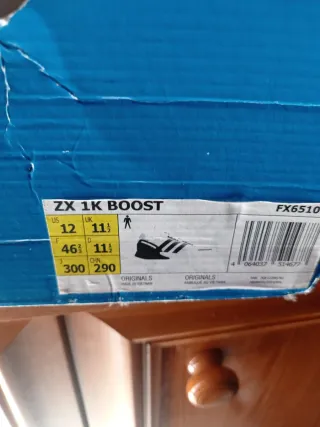 Zapatillas Adidas ZX 1K Boost Blancas Negras